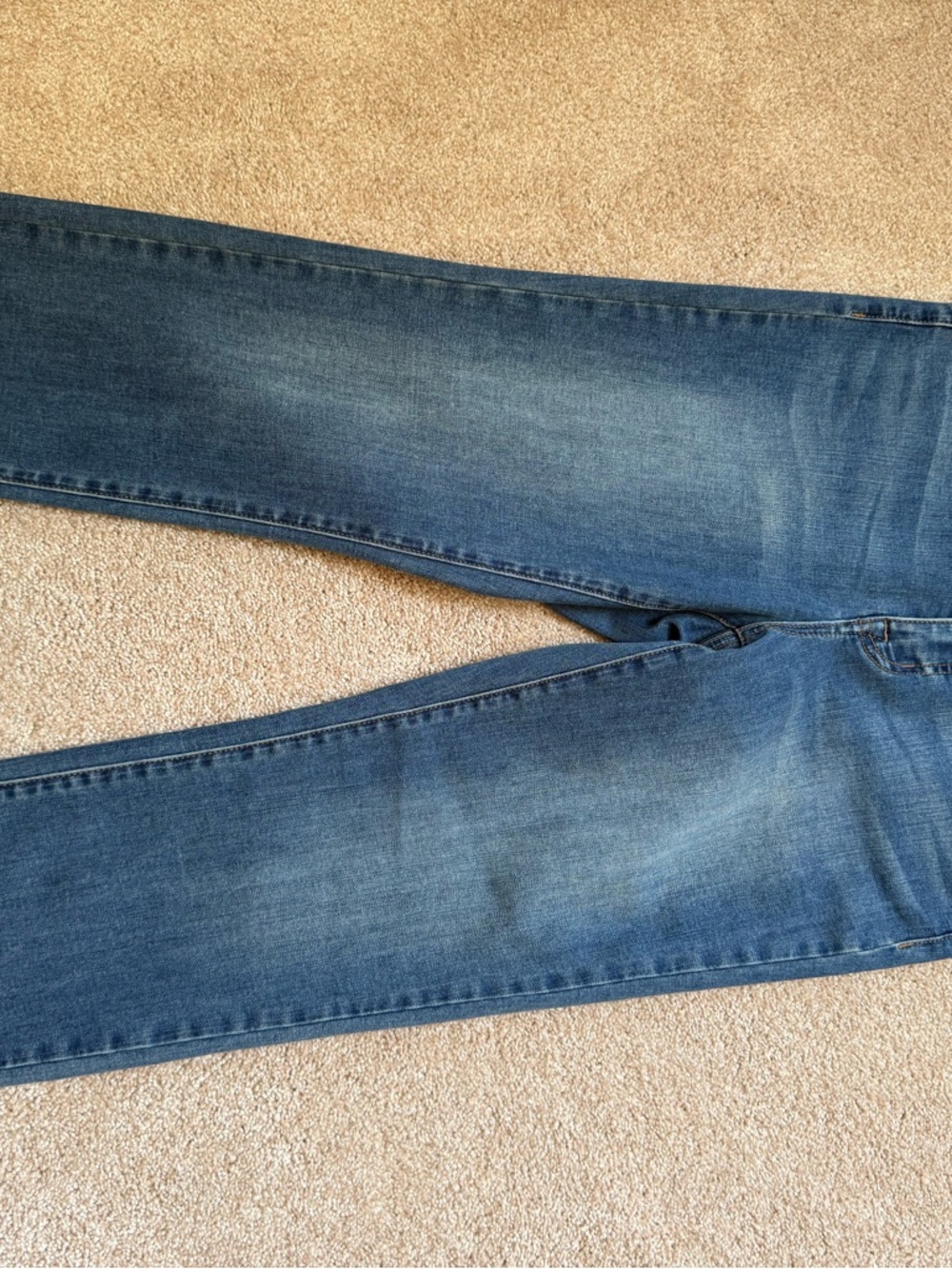 Tribal JeansClassic Straight-Leg cropped Blue Jeans